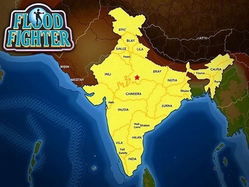 Flood Fighter India Map