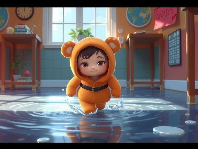 Flood Fighter in School